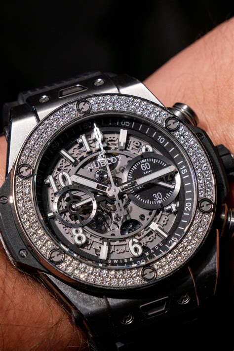 hublot unico diamond bezel|big bang unico titanium diamonds.